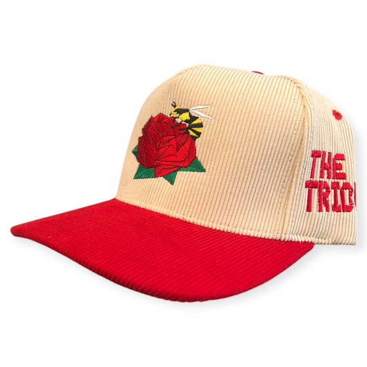 Red Corduroy Brim SnapBack