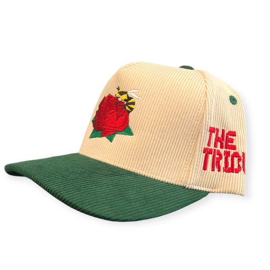 Green Corduroy Brim SnapBack